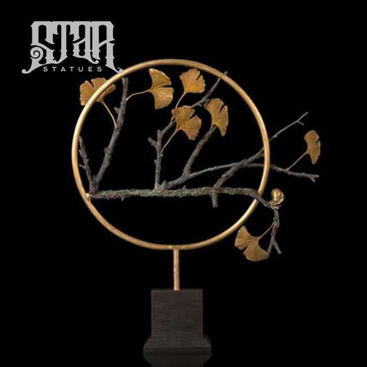 Abstract Birds on Branch | Animal and Wildlife Sculpture | Bronze Statue - Star Statues