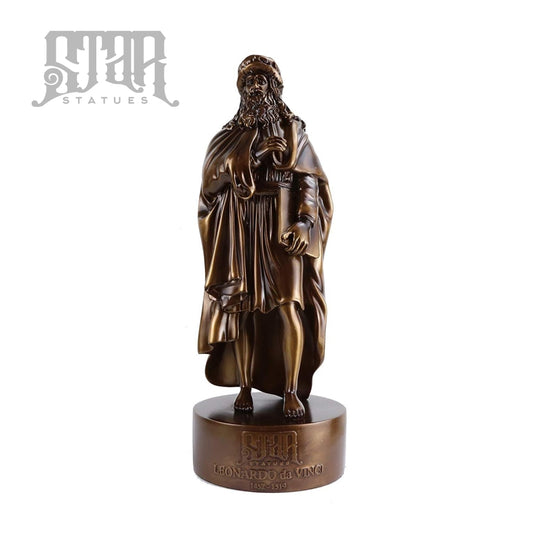 Leonardo da Vinci Bronze Statue - Star Statues