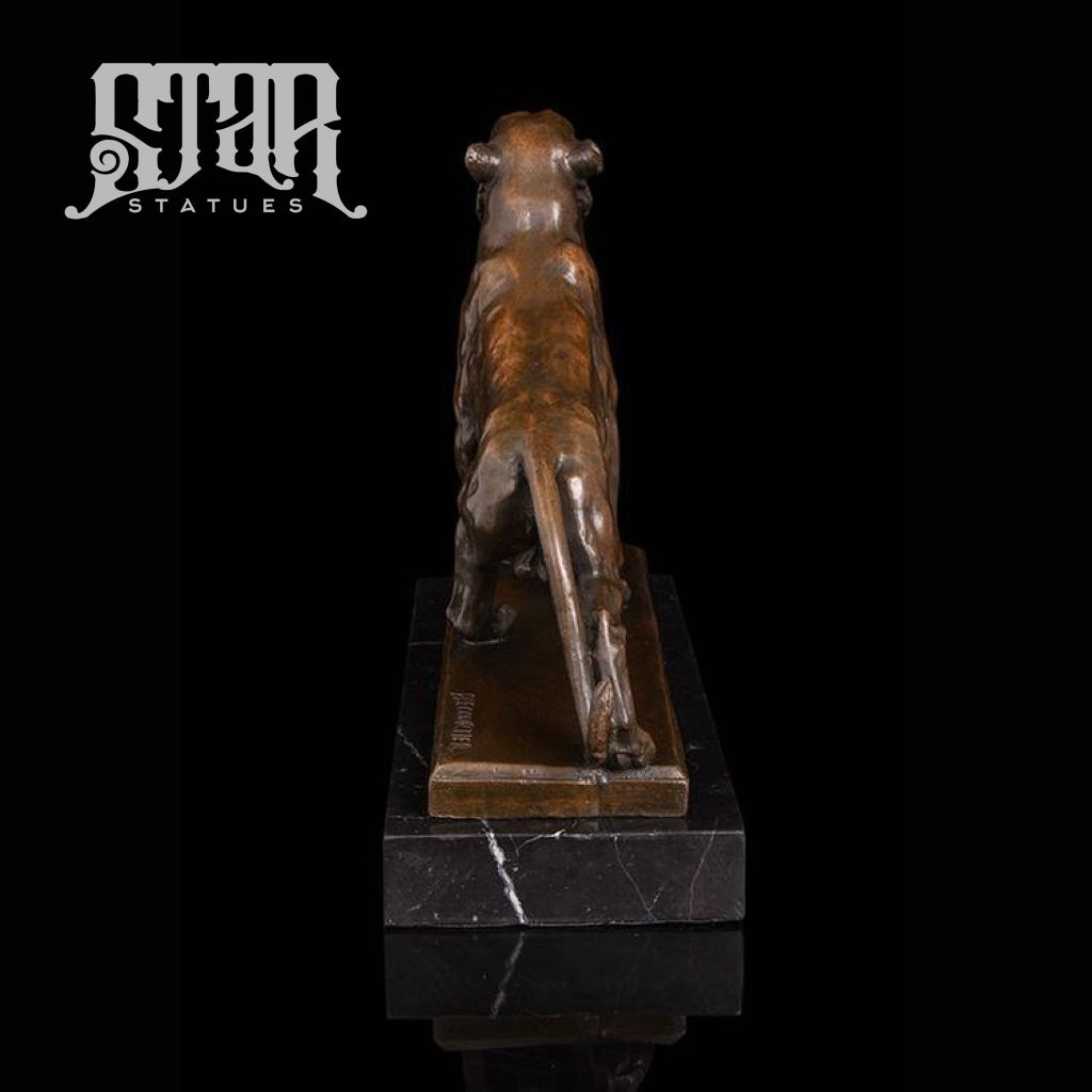 Lion Roaring | Animal and Wildlife Sculpture | Bronze Statue - Star Statues