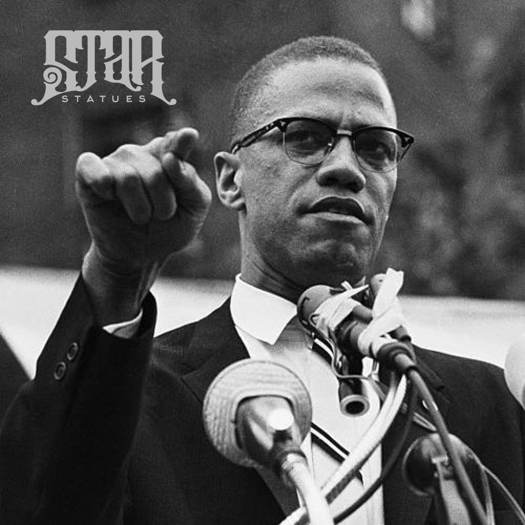 Malcolm X Bronze Statue - Star Statues