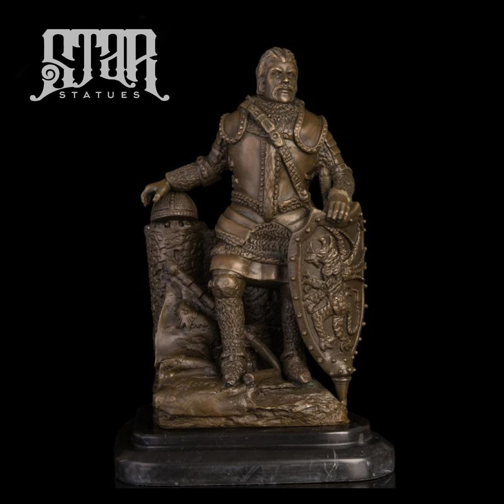 Medieval Knight | Western Art Sculpture Bronze Statue