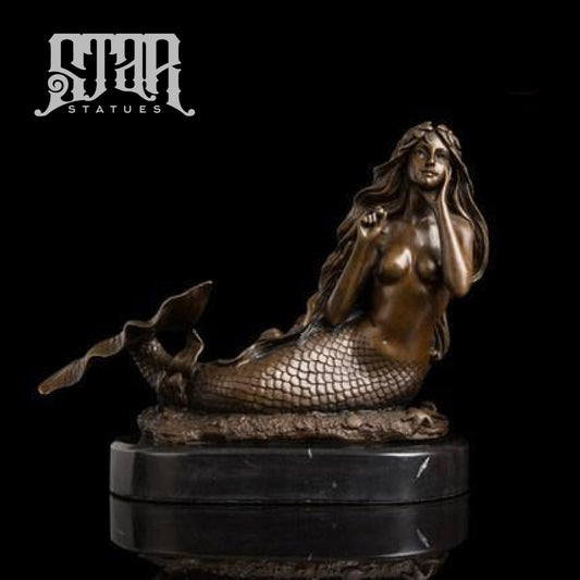 Mermaid  | Nude and Erotic Sculpture | Bronze Statue - Star Statues