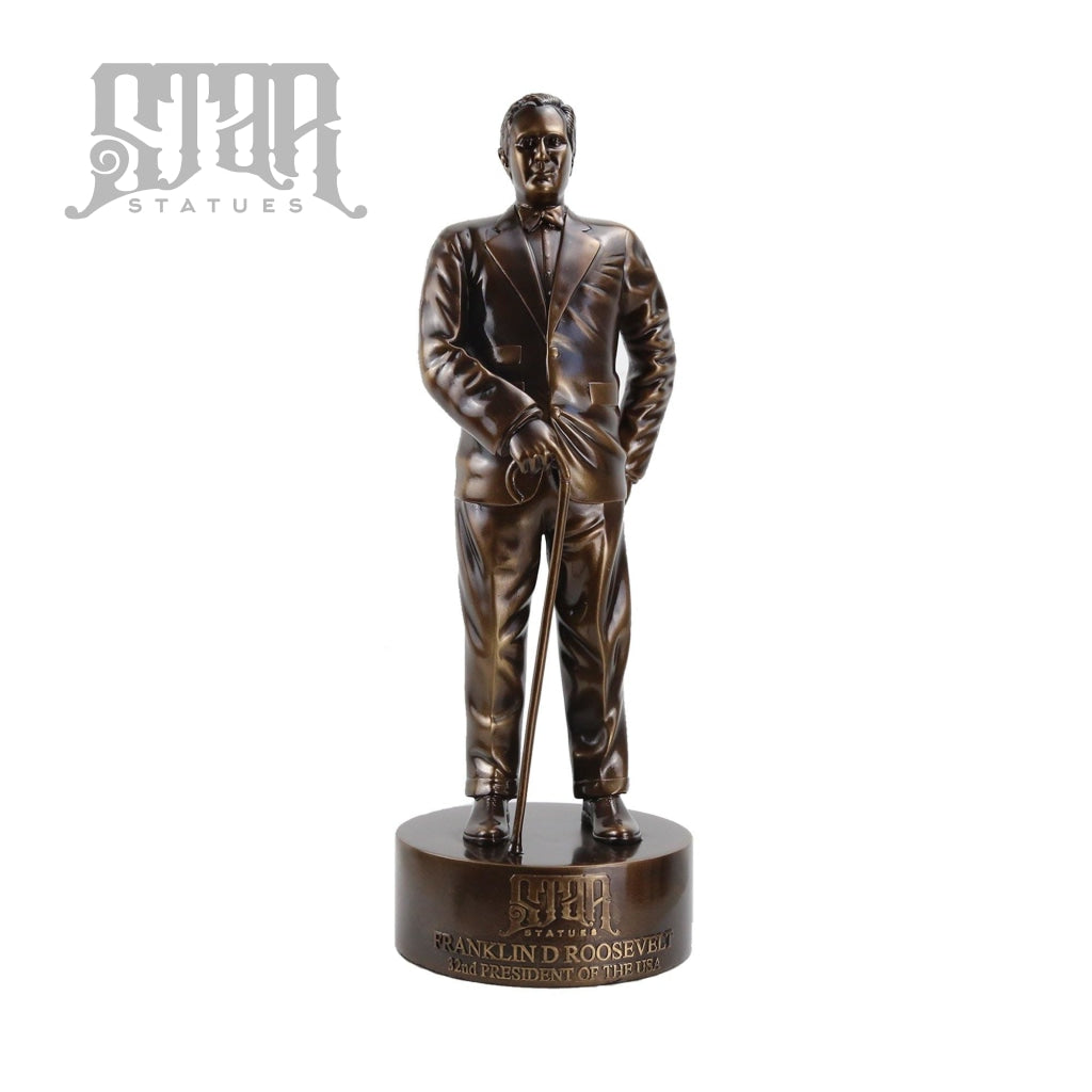 Franklin D. Roosevelt Bronze Statue - Star Statues