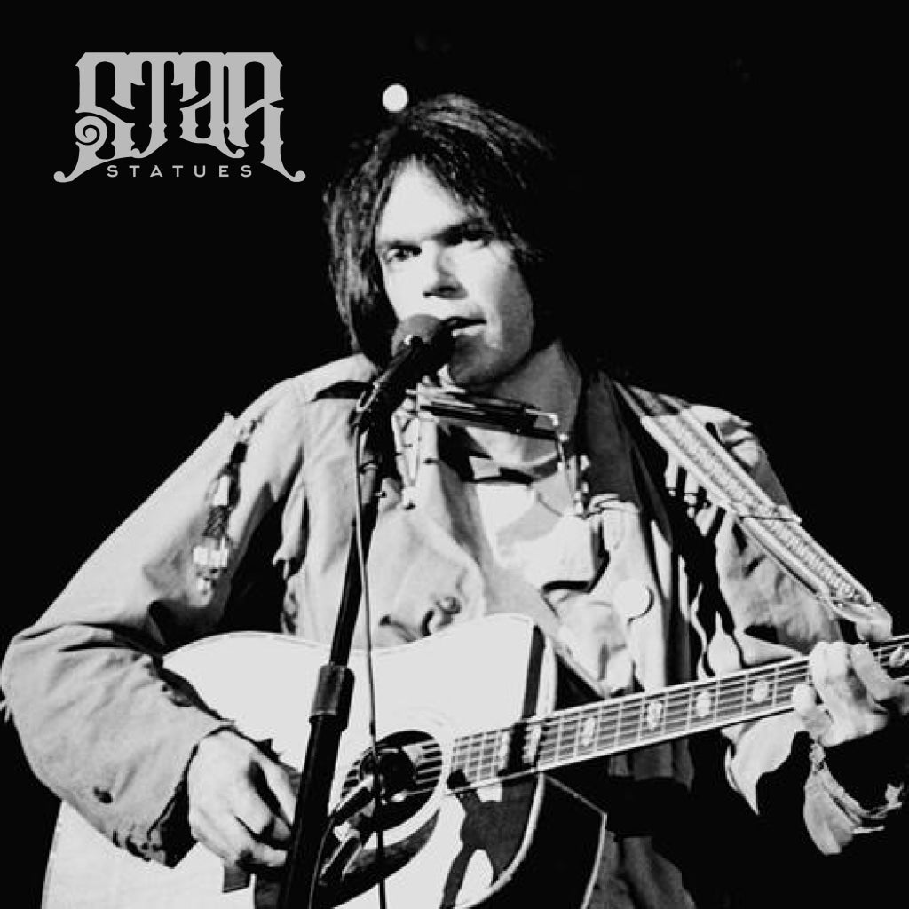 Neil Young Bronze Statue - Star Statues