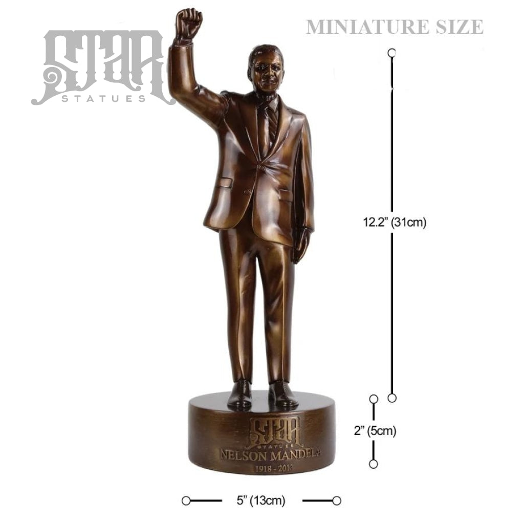Nelson Mandela Bronze Statue Miniature