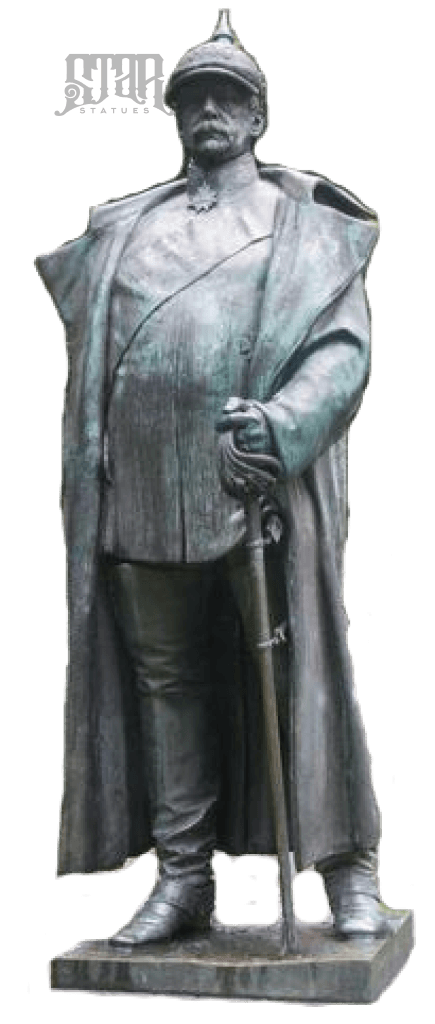 Otto Von Bismarck Bronze Statue By Erow