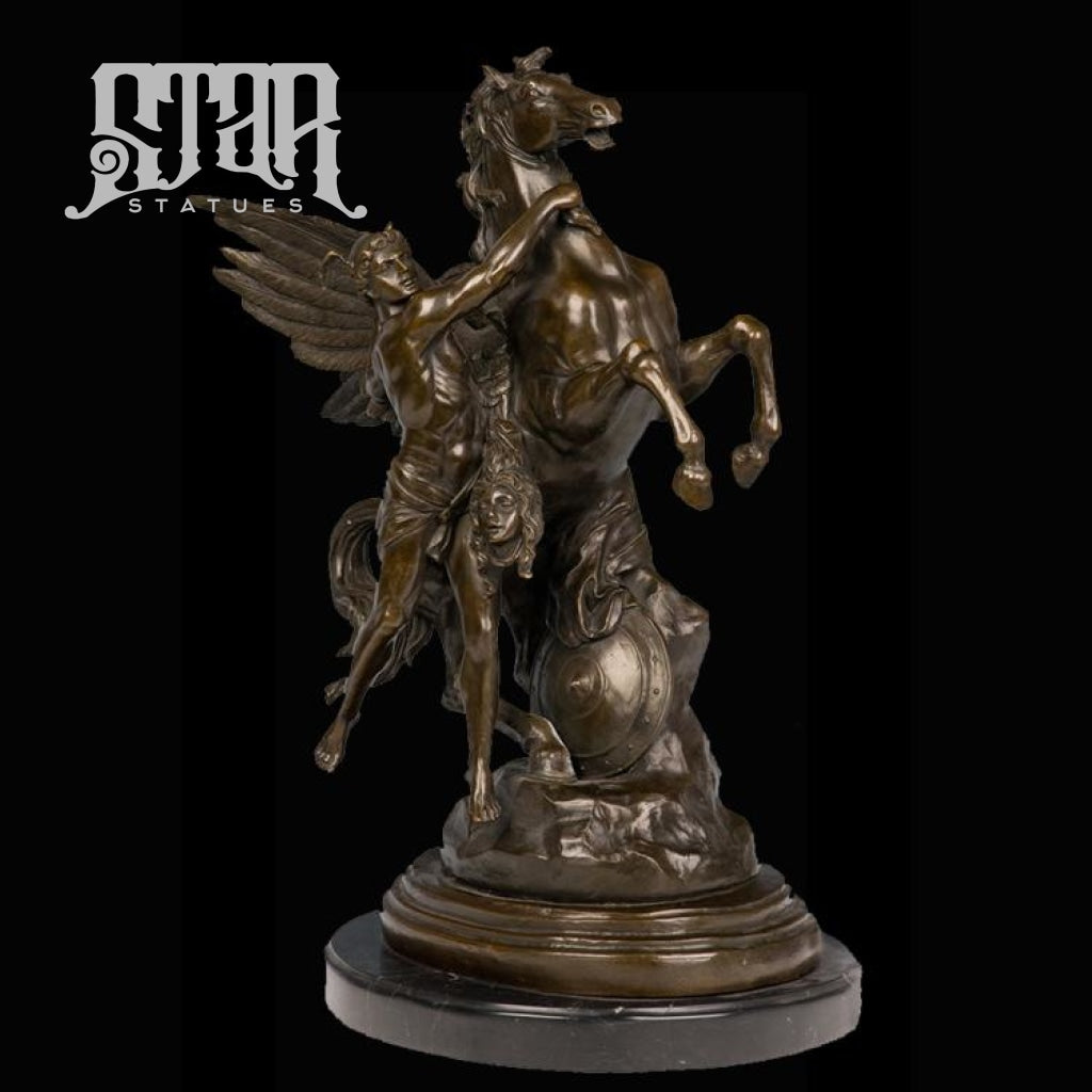 Pegasus Rider | Mythical Sculpture Bronze Statue