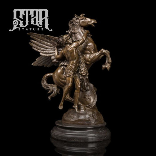 Perseus With The Head Of Medusa | Western Art Sculpture Bronze Statue