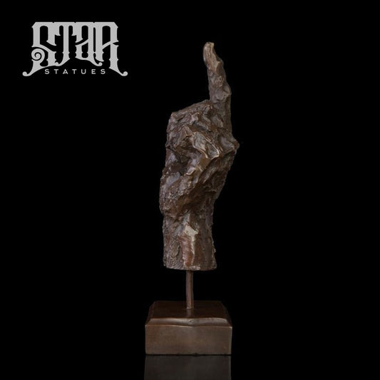 Pointing Finger  | Abstract Sculpture | Bronze Statue - Star Statues