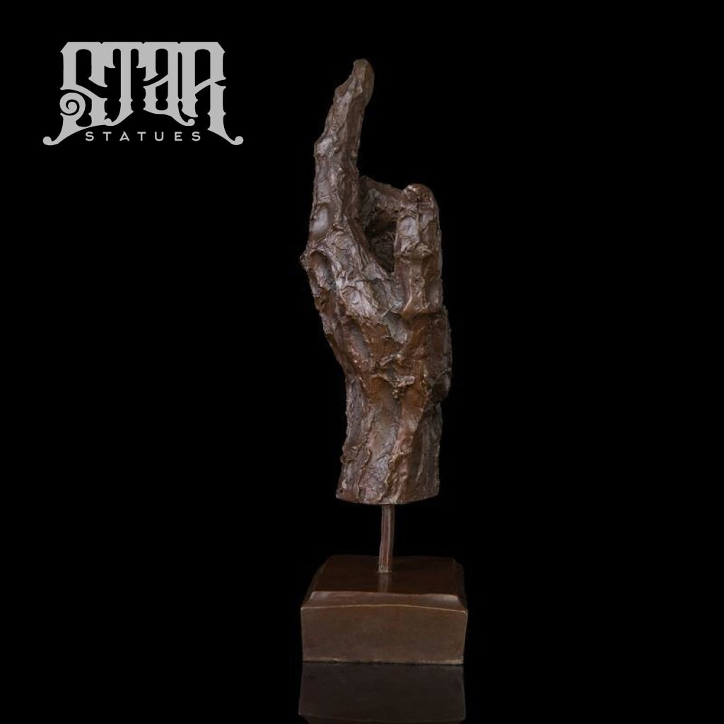 Pointing Finger  | Abstract Sculpture | Bronze Statue - Star Statues