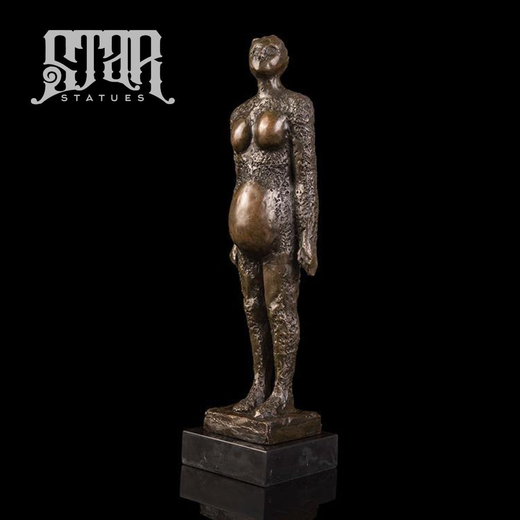 Pregnant Woman | Abstract Sculpture | Bronze Statue - Star Statues