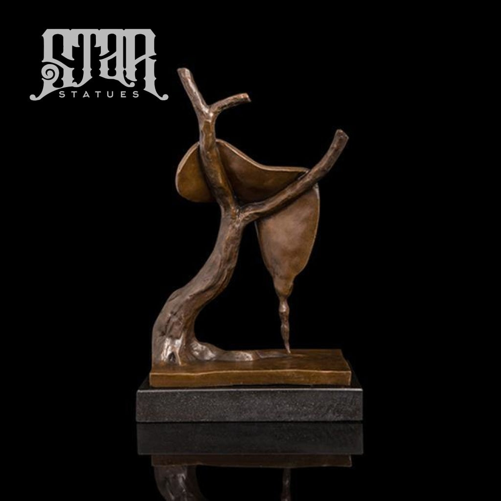 Melting Clock by Salvador Dali | Abstract Sculpture | Bronze Statue - Star Statues
