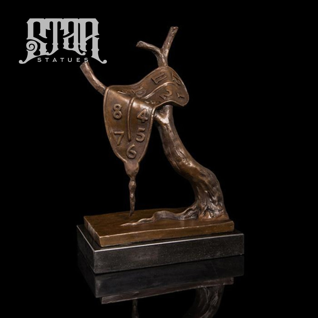 Melting Clock by Salvador Dali | Abstract Sculpture | Bronze Statue - Star Statues