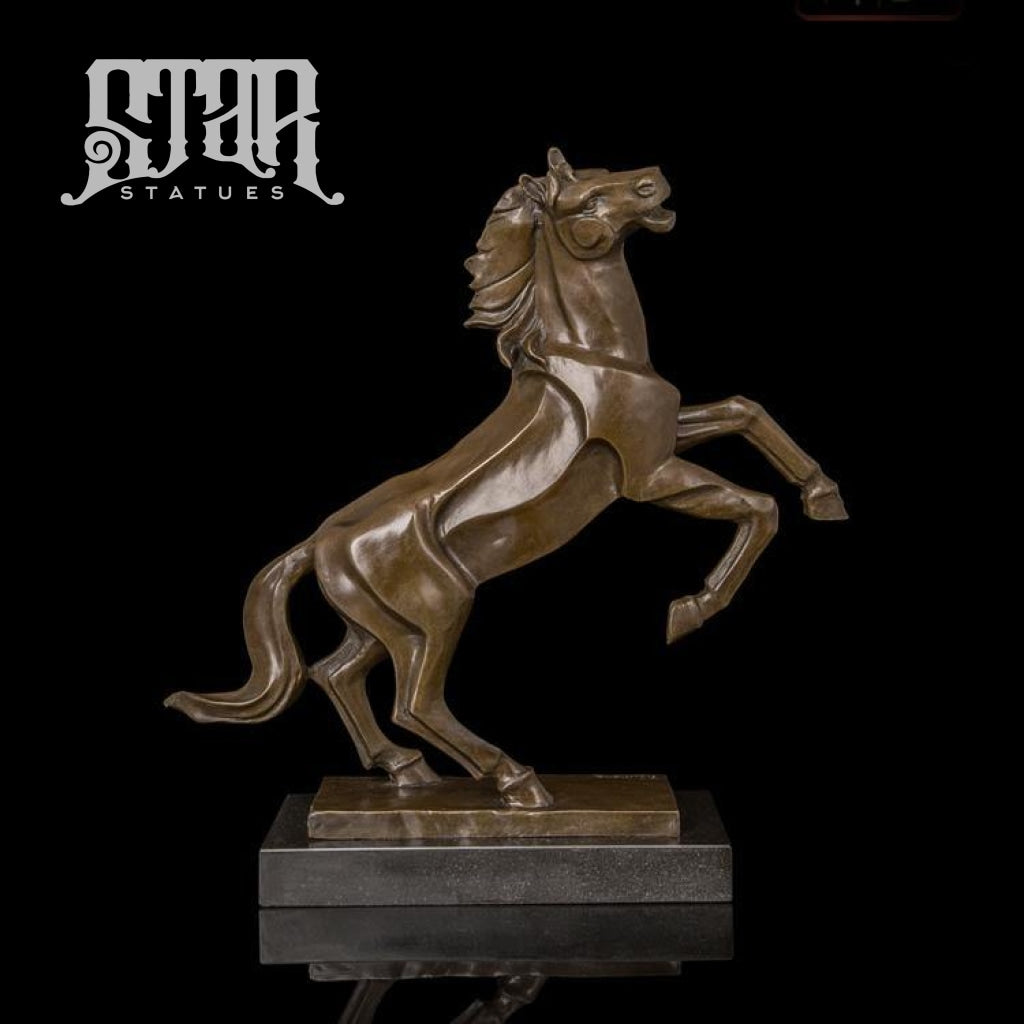 Rearing Horse | Abstract Sculpture | Bronze Statue - Star Statues