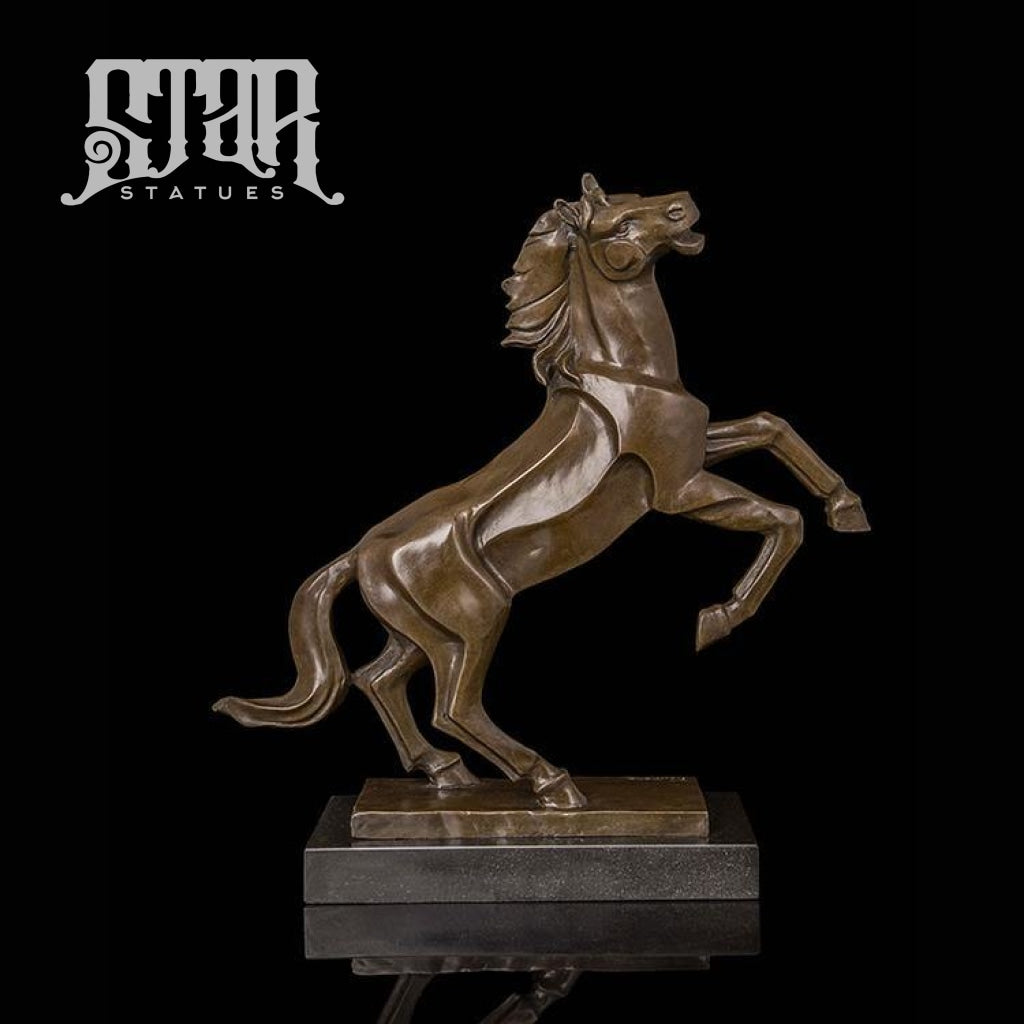 Rearing Horse | Abstract Sculpture | Bronze Statue - Star Statues