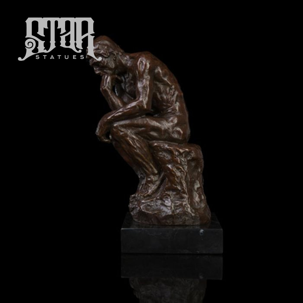 Thinking Man By Rodin | Western Art Sculpture Bronze Statue