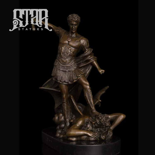 Warrior | Greek And Roman Mythical Sculpture Bronze Statue